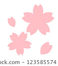 Simple cherry blossom illustration 123585574