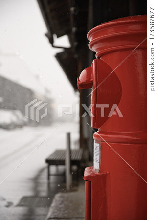 岐阜市：白雪皚皚的河原町古街 15 123587677
