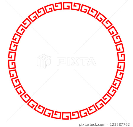 Thunder pattern Chinese mark 123587762