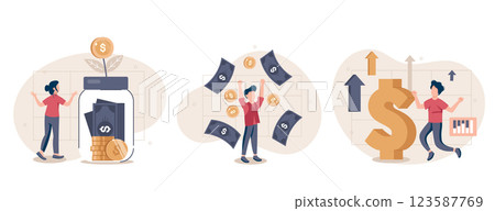 business, businessman, vector 123587769