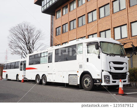 流動捐血車 流動捐血車 123587912