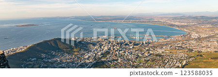 Cape Town panorama banner 123588035