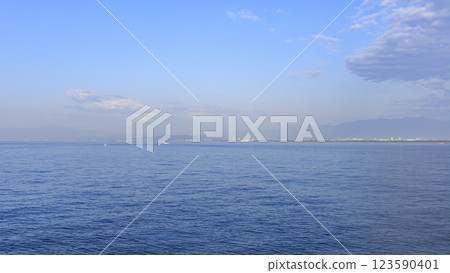 從江之島望去的海岸 從江之島望去的海岸 123590401