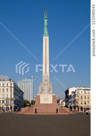 Freedom Monument in Riga, Latvia Freedom Monument in Riga, Latvia 123590543