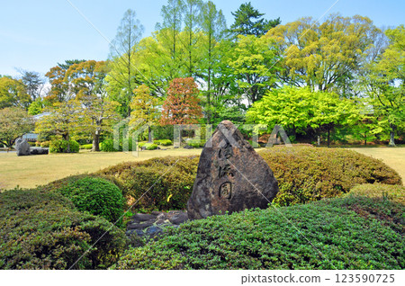 Kyoto City World Heritage Site Nijo Castle Japanese Garden Seiryuen Kyoto City World Heritage Site Nijo Castle Japanese Garden Seiryuen 123590725