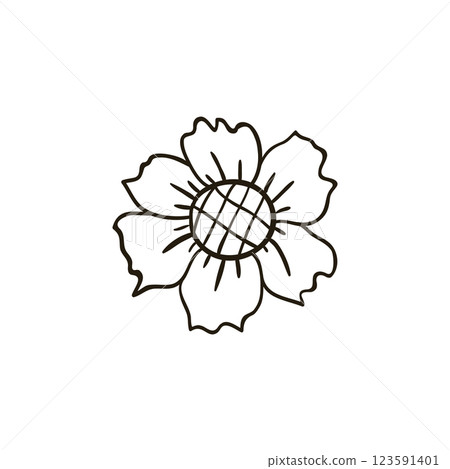 Textile template. Decorative folk element, decor 123591401