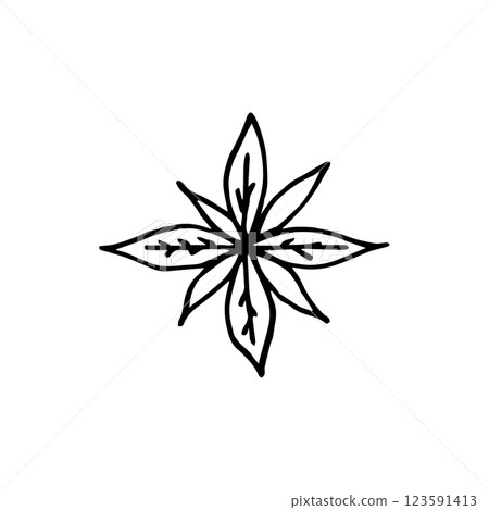 Textile template. Decorative folk element, decor 123591413