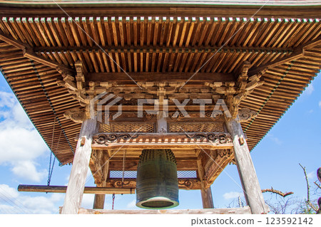 Sendai City, Joyo, Gokurakuzan Saihoji Temple, Bell Tower Sendai City, Joyo, Gokurakuzan Saihoji Temple, Bell Tower 123592142