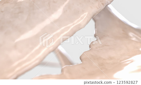 The White Marble Splash on White Background for Abstract Background concept 3d Rendering. The White Marble Splash on White Background for Abstract Background concept 3d Rendering. 123592827