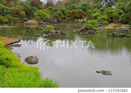 松濤園(柳川藩主立花的宅邸,位於柳川市) 松濤園(柳川藩主立花的宅邸,位於柳川市) 123592862
