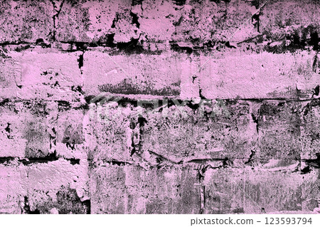 Pink brick wall for background with shadows Pink brick wall for background with shadows 123593794