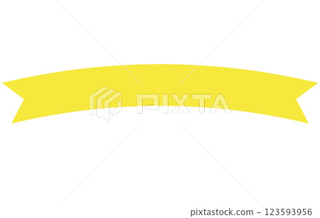 Simple and easy to use yellow ribbon Simple and easy to use yellow ribbon 123593956