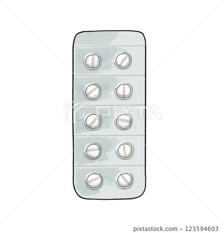 Pill illustration 123594603