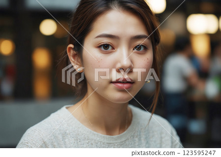 一位 20 多歲女性的肖像 產生的圖像 123595247