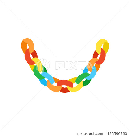 Simple and cute hand-drawn illustration of a wreath Simple and cute hand-drawn illustration of a wreath 123596760