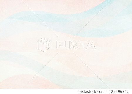 Spring pink and light blue watercolor background 123596842