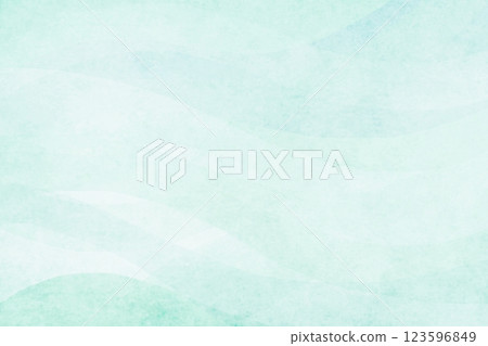 淡綠色流動水彩背景 123596849