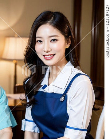 A clerk working at a nursing home 123597127
