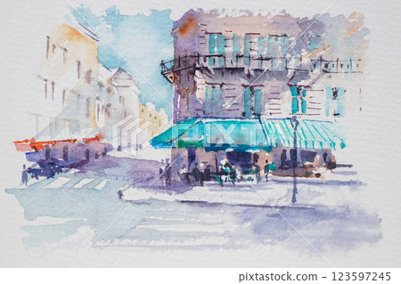 France Paris Cafe 123597245