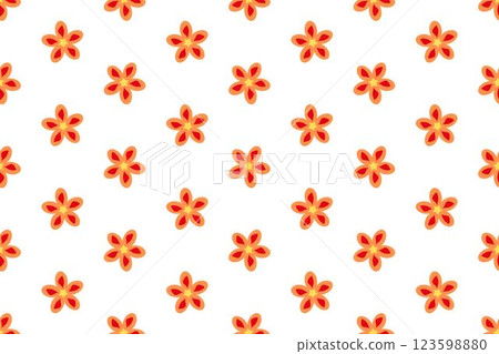 Botanical floral seamless pattern. Vector flower repeat textile Botanical floral seamless pattern. Vector flower repeat textile 123598880