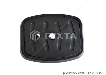 Replaceable tripod plate for a camera. 123599350