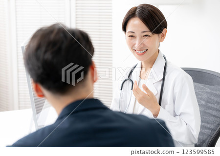Female doctor examination 123599585