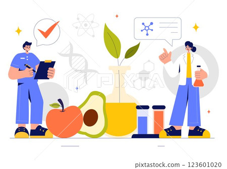 Food Science Illustration featuring...-插圖素材 [123601020] - PIXTA圖庫