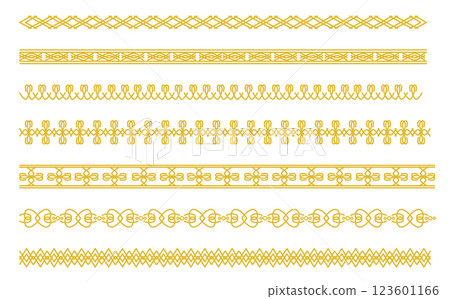 金色裝飾向量插圖素材 金色裝飾向量插圖素材 123601166