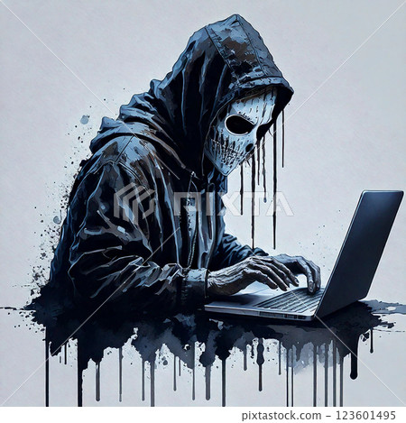 Hacker, Cybercrime Image, Generative AI, AI Image 123601495