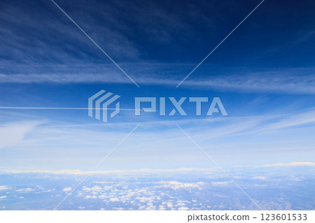 Mountain range seen from an airplane Mountain range seen from an airplane 123601533