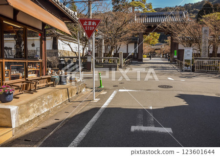 京都市永道町附近的街景 京都市永道町附近的街景 123601644