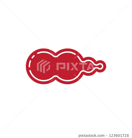 Chinese cloud or japan cloud icon 123601728