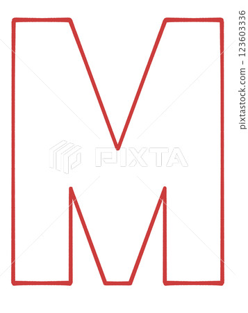 簡單字母M插圖素材 簡單字母M插圖素材 123603336