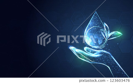 World Water Day. hands holding water drop. accelerating change and every drop matters. Saving water and world environmental protection concept. clean renewable energy. water for peace. vector design. World Water Day. hands holding water drop. accelerating change and every drop matters. Saving water and world environmental protection concept. clean renewable energy. water for peace. vector design. 123603476
