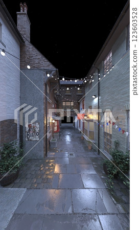 A city with cobblestones A city with cobblestones 123603528