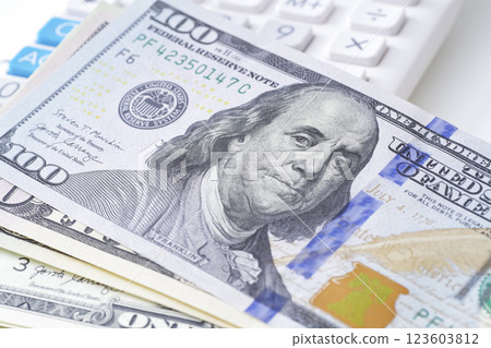 Various types of US dollar bills 123603812