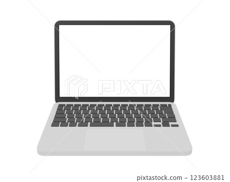 Laptop (screen transparent) 123603881