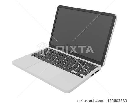 筆記型電腦朝左 筆記型電腦朝左 123603883