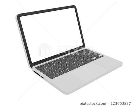 右側筆記型電腦（透明螢幕） 123603887