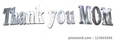 3DCG人物「謝謝媽媽」母親節銀飾，銀飾 123603888