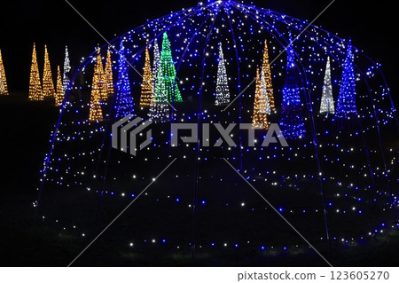 Colorful and calming illuminations that evoke another dimension Colorful and calming illuminations that evoke another dimension 123605270
