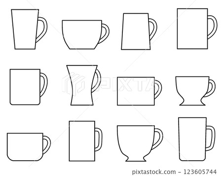 Cup template (thin) Cup template (thin) 123605744