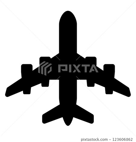 Airplane icon 123606862