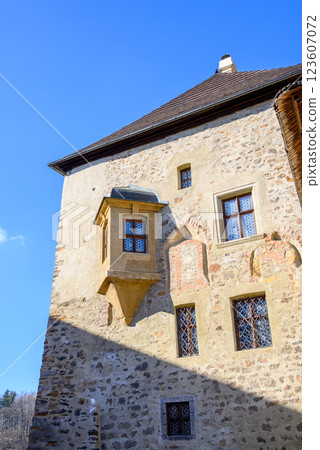 Loket Castle, a 12th-century gothic castle in the Karlovy Vary Region in Czech Republic Loket Castle, a 12th-century gothic castle in the Karlovy Vary Region in Czech Republic 123607072