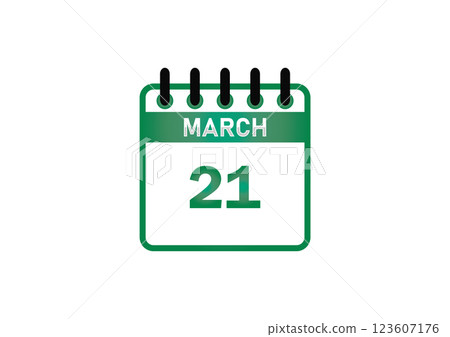 March 21 Calendar Date March 21 Calendar Date 123607176