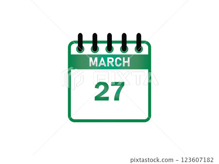 March 27 Calendar Date March 27 Calendar Date 123607182