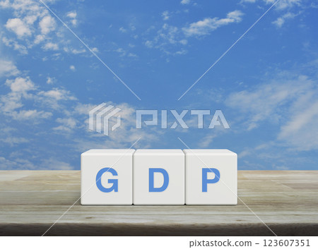Gross domestic product concept 123607351