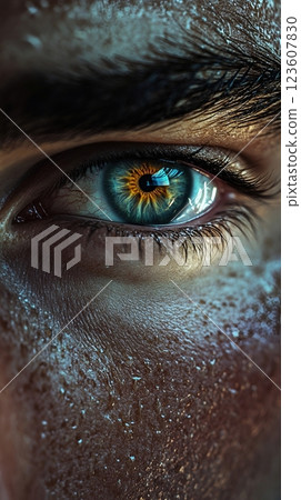 eye of female eye 123607830