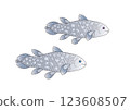 Ancient fish Coelacanth 123608507