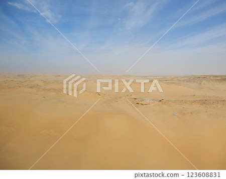 The Sahara Desert, the world's largest desert 123608831